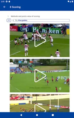 Laws of Rugby android App screenshot 10