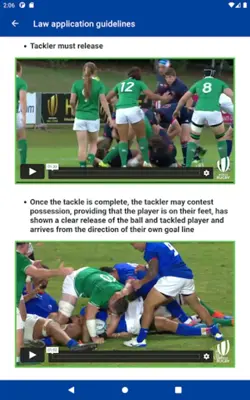 Laws of Rugby android App screenshot 11