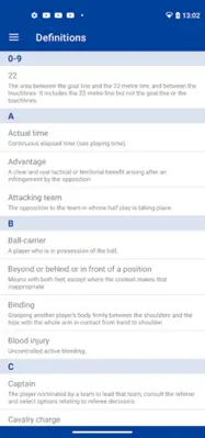 Laws of Rugby android App screenshot 17