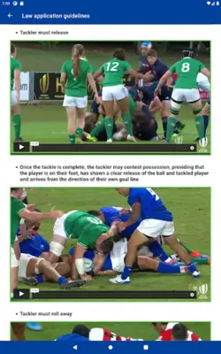 Laws of Rugby android App screenshot 3