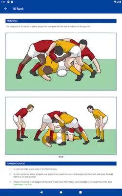 Laws of Rugby android App screenshot 6